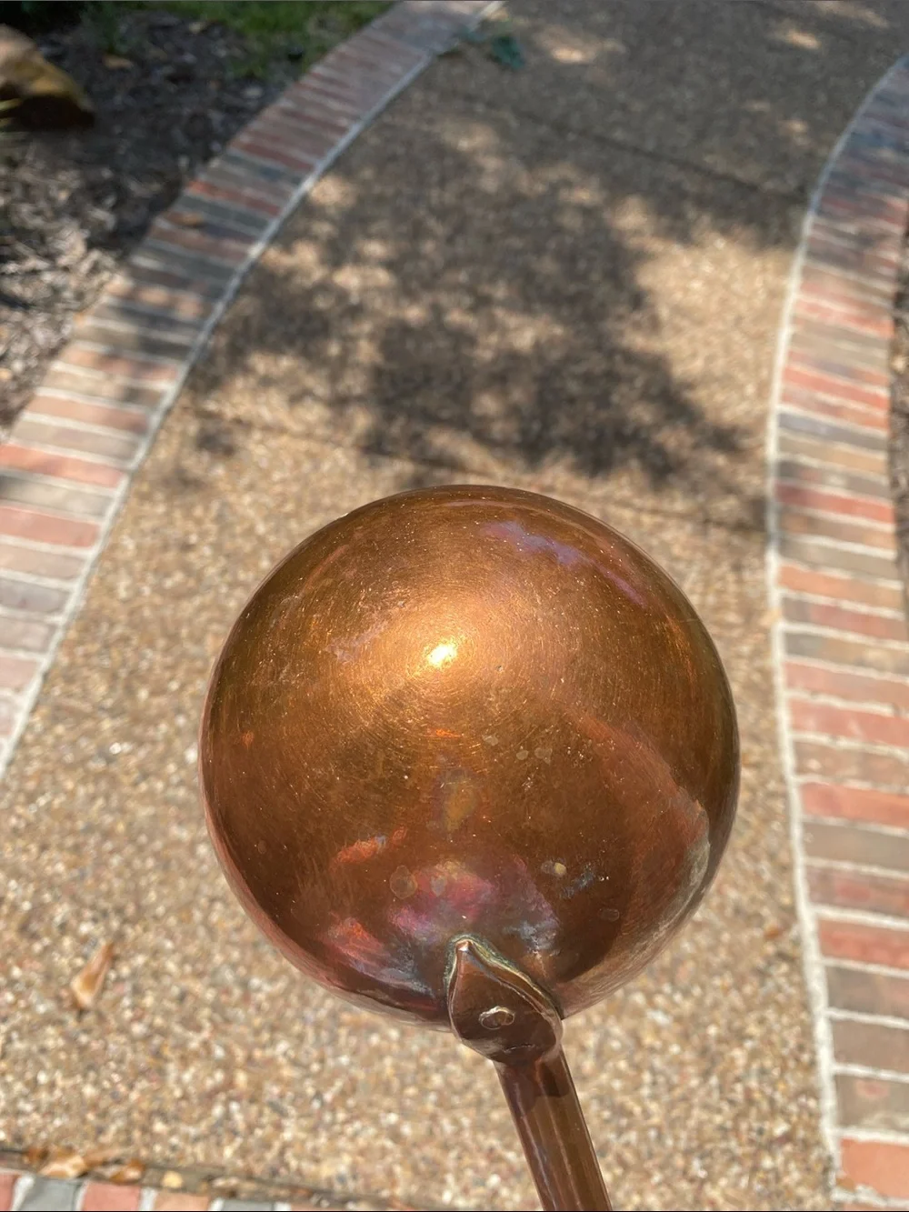 Decorative Hanging Copper Ladle Wall Accent